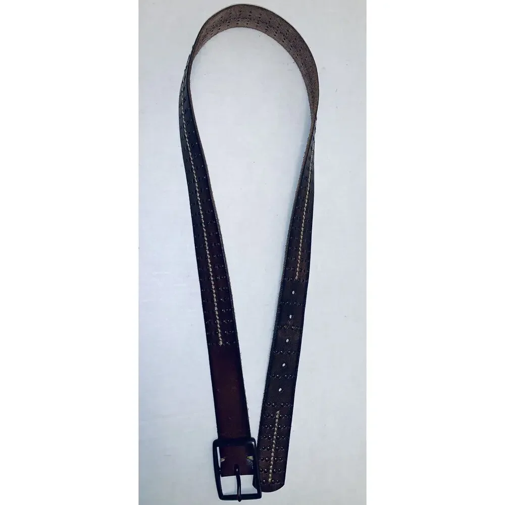 American Eagle Outfitters Unisex M Belt Brown Leather 1 3/8